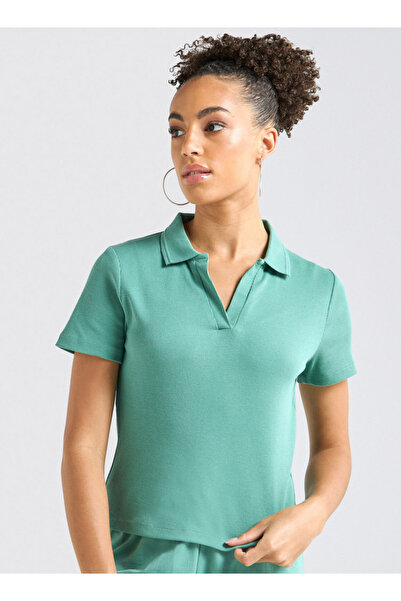 FAV Textured Polo T-shirt And Cargo Joggers Set