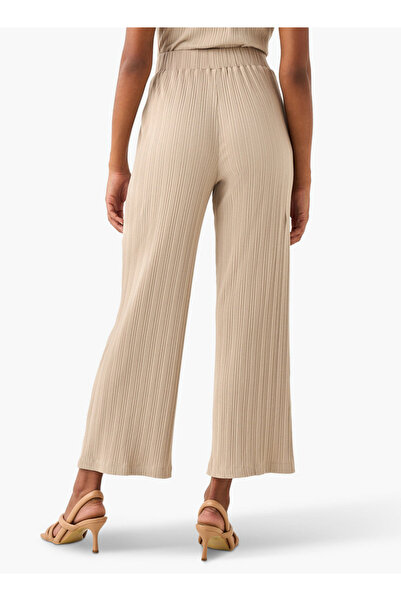 FAV Ribbed Wide Leg Pants with Pockets