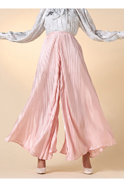 Iconic Pleated Palazzo Pants With Flexi Waist