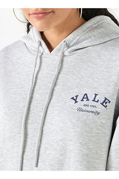 SP Characters Yale Print Hoodie With Kangaroo Pocket