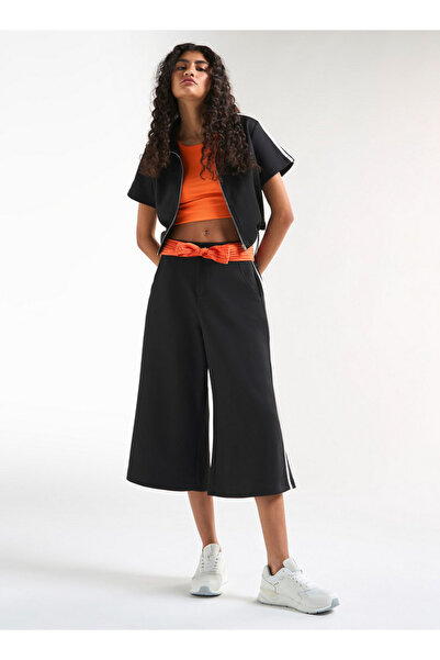 FAV Crop T-shirt with Short Sleeves and Zip Closure