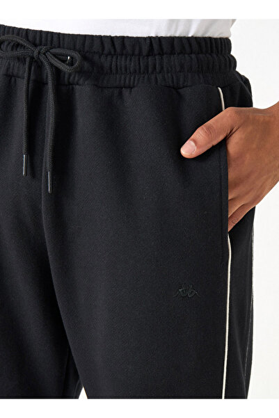 Kappa Solid Joggers with Drawstring Closure and Pockets