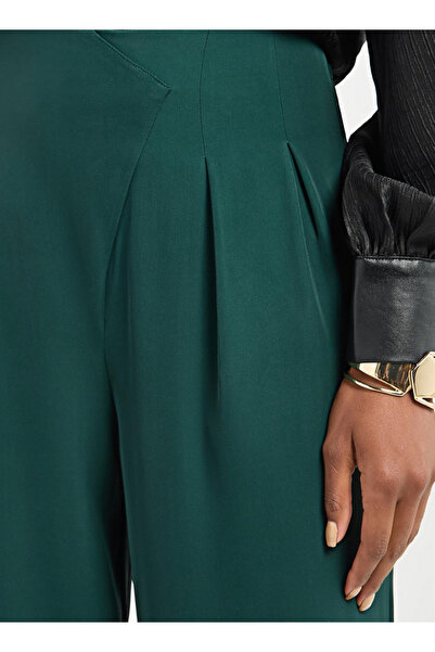 FAV Solid Wide Leg Pants With Pockets