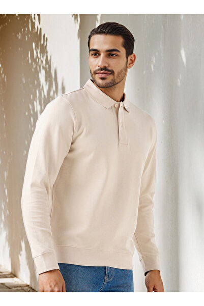 FAV قميص بولو بأكمام طويلة