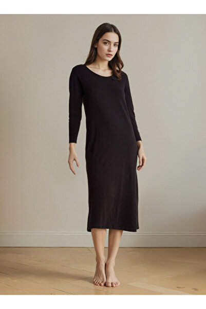 FAV فستان طويل بأكمام طويلة