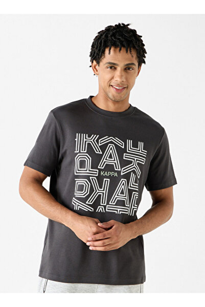 Kappa تي شيرت بطبعة شعار وأكمام قصيرة