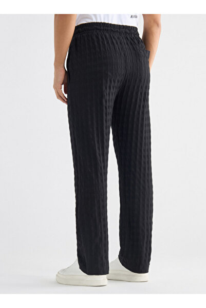 FAV Textured Pants with Drawstring Closure and Pockets