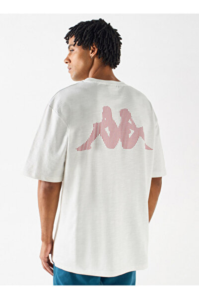 Kappa Logo Print T-shirt with Short Sleeves and Crew Neck