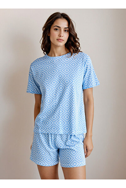 FAV طقم بيجامة قصير تي شيرت وشورت