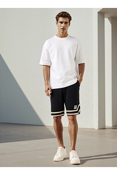 Starter Contrast Detail Flexi Waist Shorts with Pockets