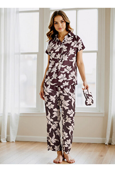 FAV طقم بيجامة بطبعة زهور