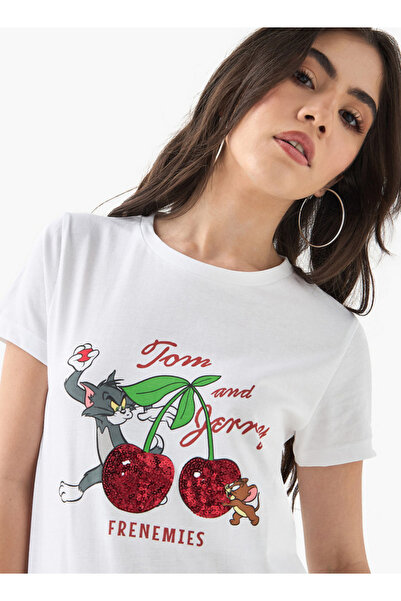 SP Characters تي شيرت بطبعة توم وجيري