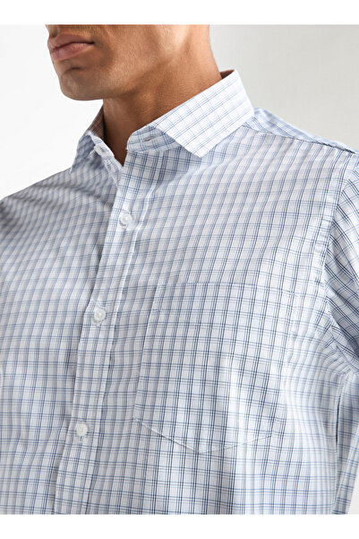 FAV Regular Fit Checked Shirt with Chest Pocket