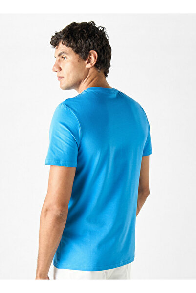 SP Characters Varsity Print Crew Neck T-shirt with Short Sleeves