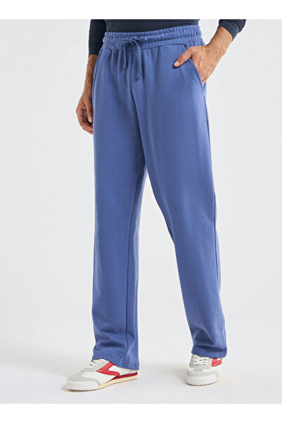 FAV Solid Track Pants with Drawstring Closure and Pockets