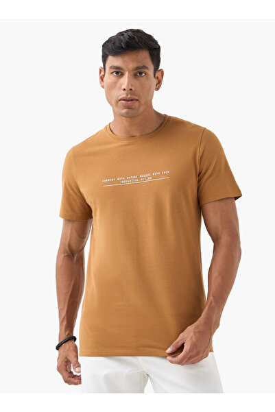 Iconic تي شيرت بطباعة طباعية