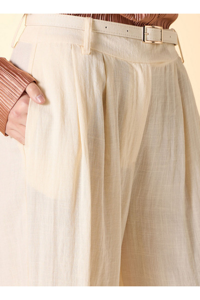 Iconic Belted Culottes With Pockets