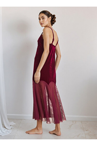 FAV Nighty Polyester Blend with V-neck