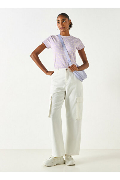 FAV Wide Leg Cargo Jeans with Pockets