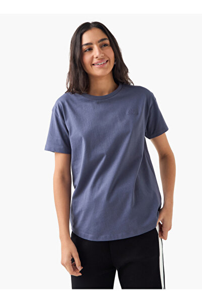 Kappa تي شيرت كابا بياقة دائرية وأكمام قصيرة مع تفاصيل شعار كابا