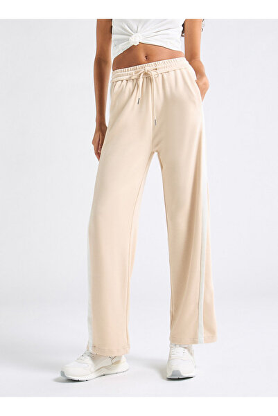 FAV Panelled Track Pants with Drawstring Closure and Pockets
