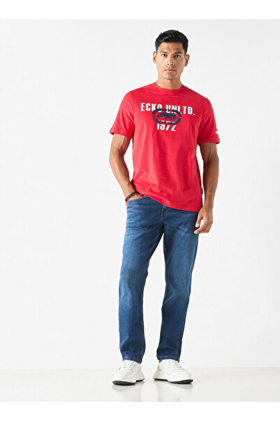 ECKO Unltd Logo Print Crew Neck T-shirt