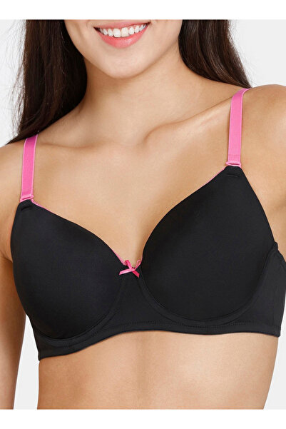 Zivame Wired Padded T-shirt Bra With Adjustable Straps