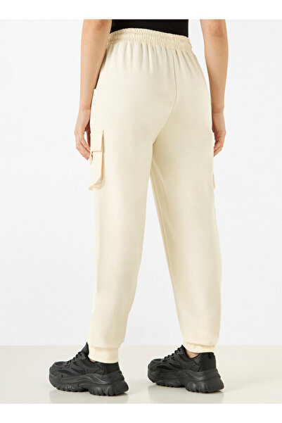 FAV Applique Detail Cargo Joggers with Drawstring Closure