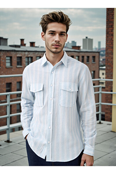 Lee Cooper قميص منقوش بجيوب أمامية