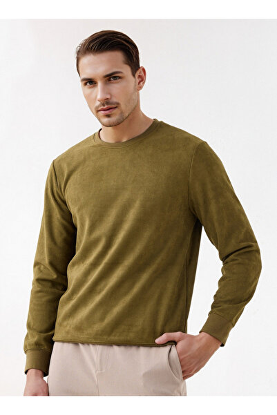 Iconic Pablo Suede Sweatshirt