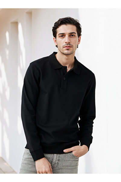 FAV قميص بولو بأكمام طويلة