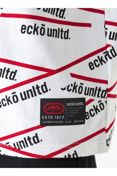 ECKO Unltd Printed T-shirt with Short Sleeves and Crew Neck