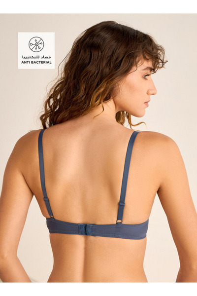 FAV Lace Detail Demi Bra with Hook and Eye Closure