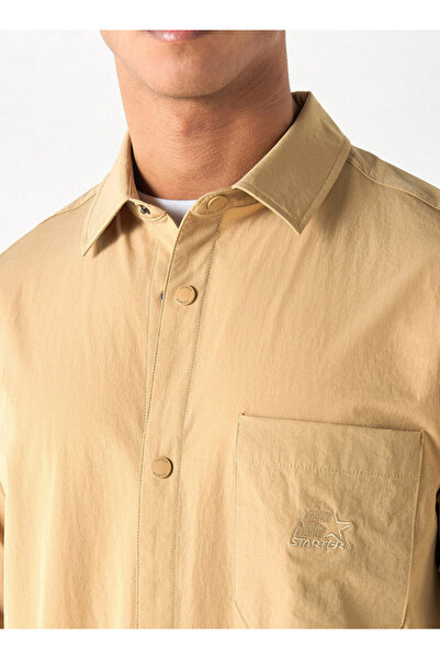 Starter Solid Shirt with Short Sleeves and Pocket