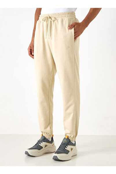 Kappa Solid Joggers with Drawstring Closure and Pockets