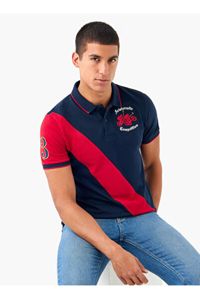 FAV تي شيرت بولو مطرز