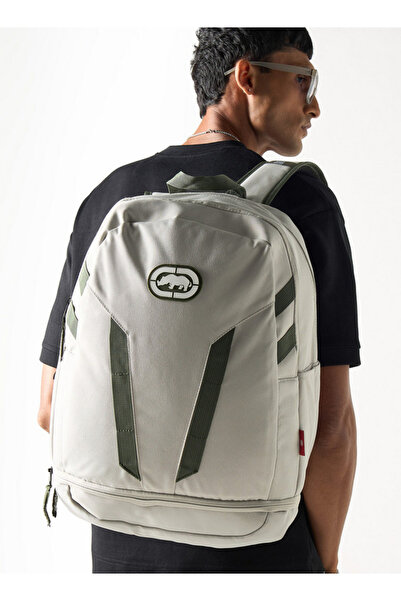 ECKO Unltd Panelled Backpack with Adjustable Straps and Zip Closure