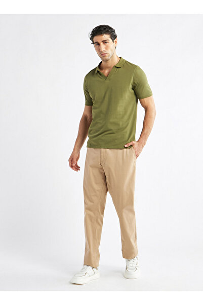 FAV Solid Polo T-shirt with Short Sleeves