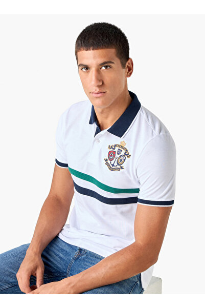 FAV تي شيرت بولو مطرز