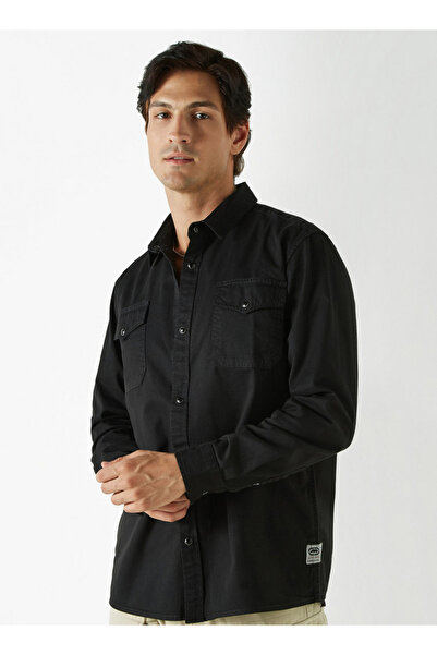 ECKO Unltd Solid Shirt With Pockets