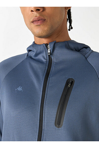 Kappa Zip Through Hoodie With Pocket