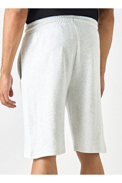 Kappa Logo Embroidered Shorts with Drawstring Closure and Pockets