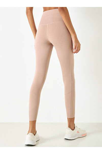 Kappa Solid Leggings with Elasticated Waistband and Pockets