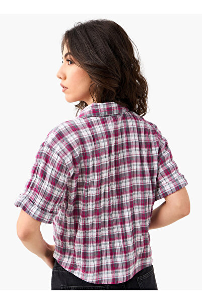 Lee Cooper Regular Fit Collared Checked Shirt