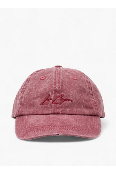 Lee Cooper Lee Cooper Logo Embroidered Cap with Buckled Strap Closure