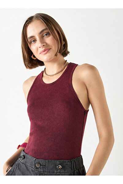 FAV Ribbed Tank Top with Racerback