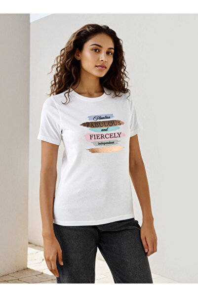 FAV Slogan Print T-shirt