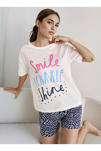 FAV Pyjama Short Set T-shirt and Shorts Cotton