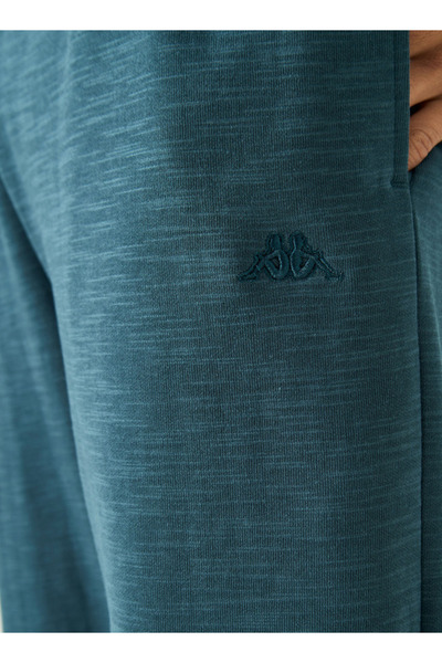 Kappa Plain Joggers with Drawstring Closure and Pockets