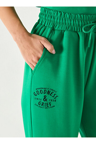 SP Characters Snoopy Embroidered Joggers with Drawstring Waistband and Pockets